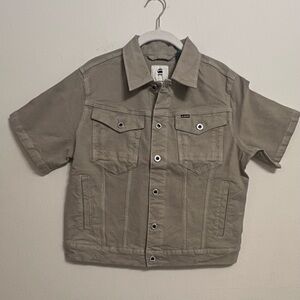 G-Star Arc Jacket Cruise Stretch Canvas S/S Women's Size S Worn in Berge $180